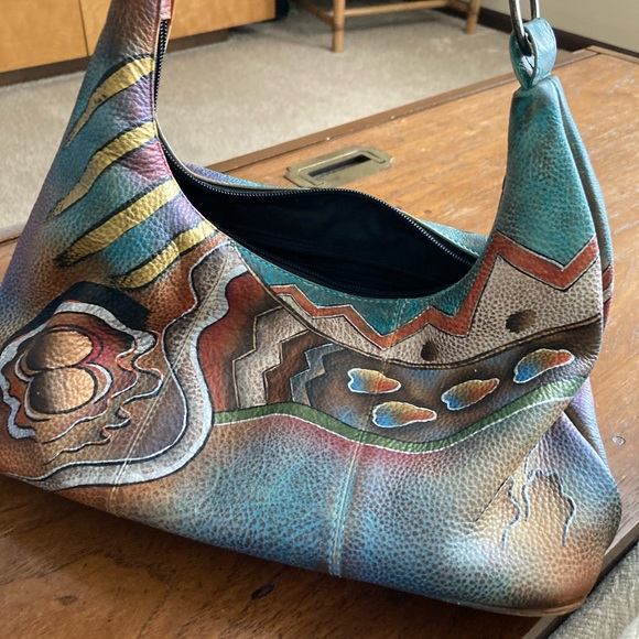 Anuschka Leather Handbag - Picture 1 of 9